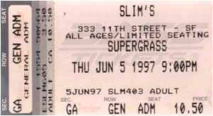 [SuperGrass Ticket 1997]
